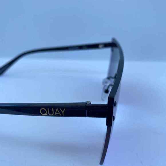 Quay Australia Blocked Oversized Shield Sunglasses Rimless Black Berry P… - Picture 8 of 11